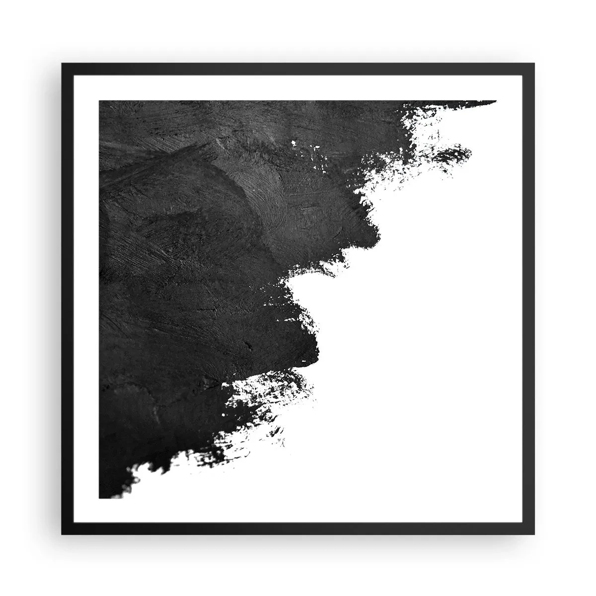 Poster in cornice nera - Gli elementi: la terra - 60x60 cm