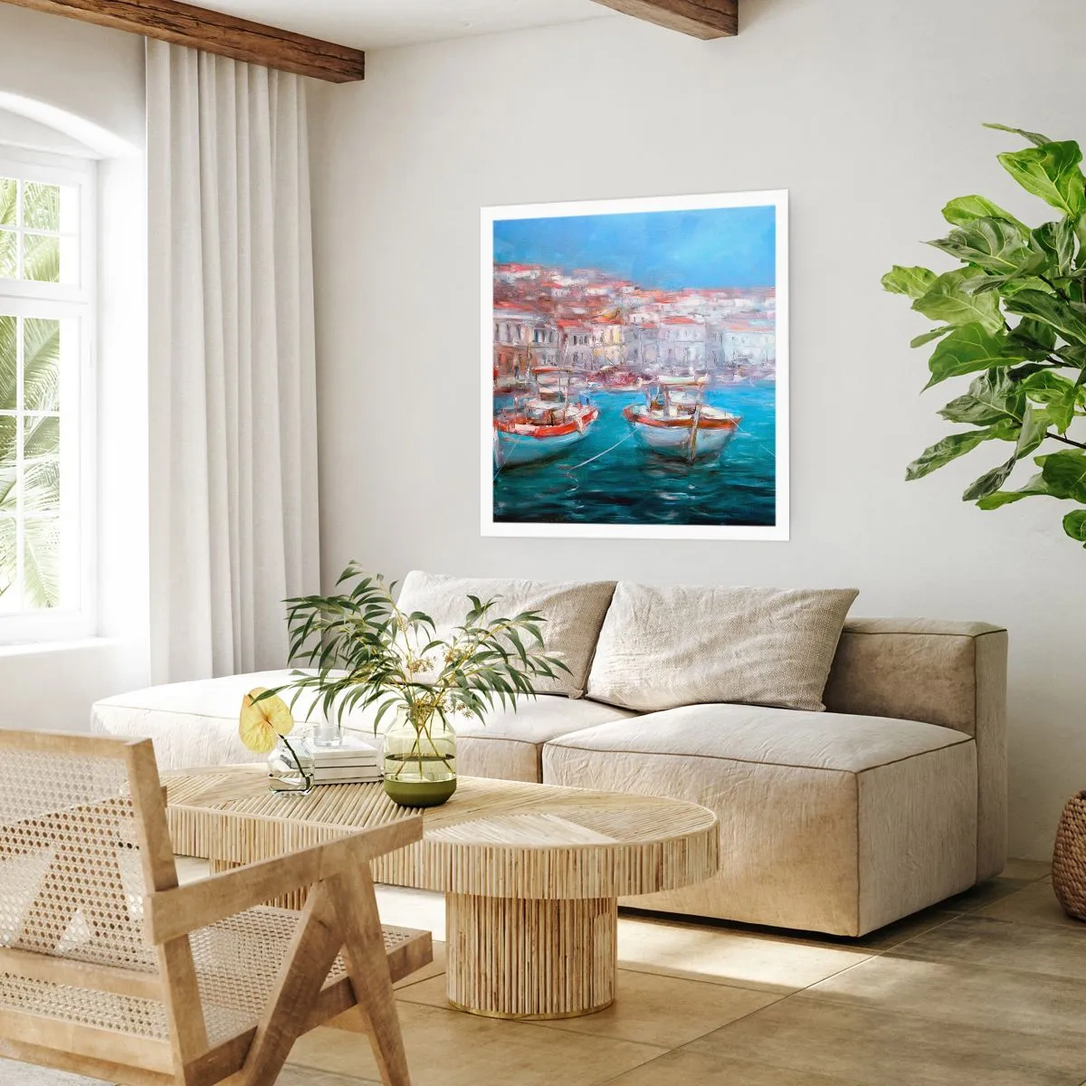 Poster - Golfo italiano - 60x60 cm