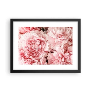 Poster in cornice nera - Sogno rosa - 40x30 cm