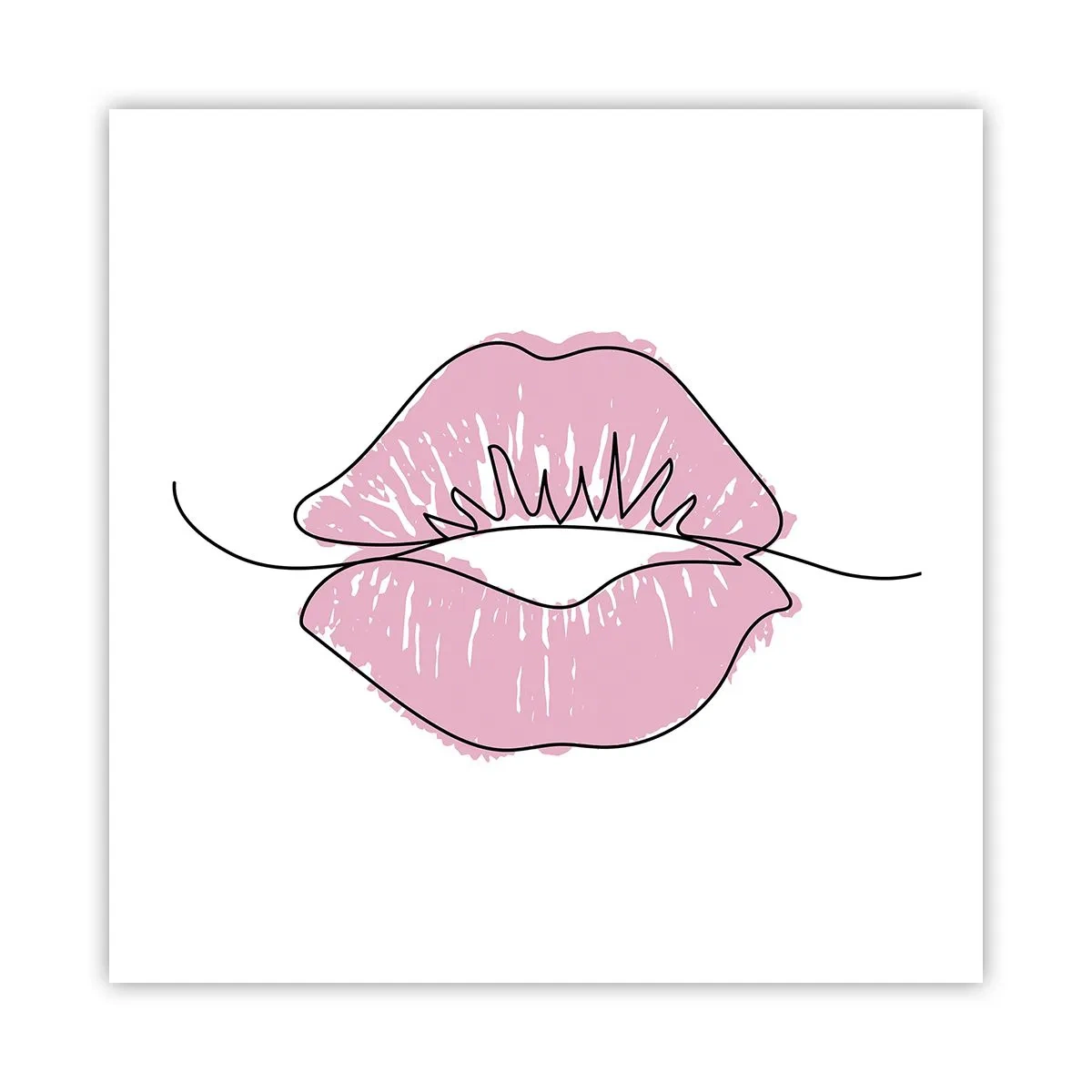 Poster - Pronti al bacio? - 50x50 cm