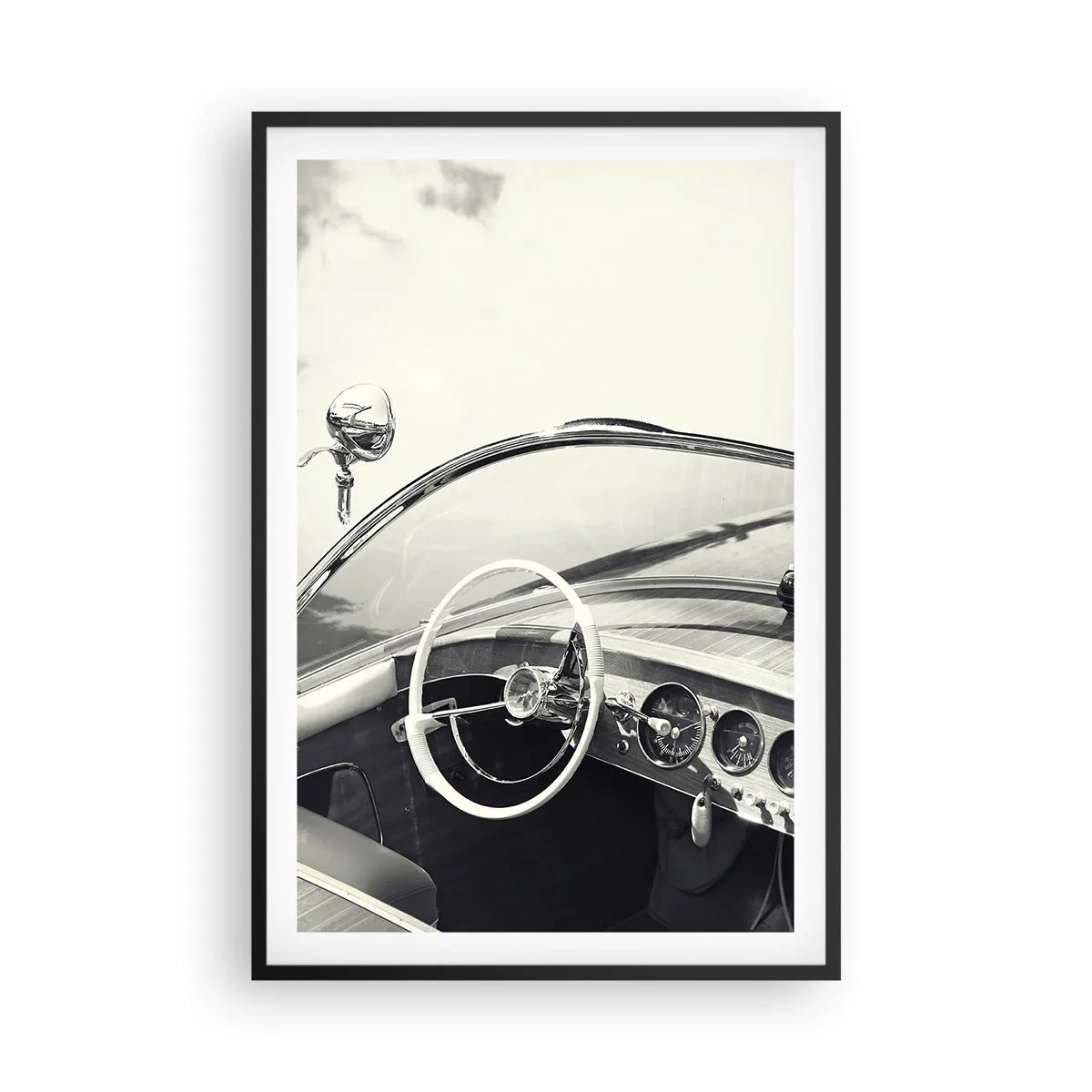 Poster in cornice nera - Il ricco e il povero - 61x91 cm
