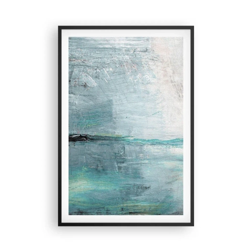 Poster in cornice nera - Orizzonte nel blu - 61x91 cm