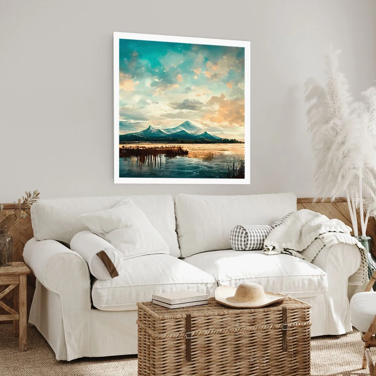 Poster - Sotto la protezione del cielo - 30x30 cm