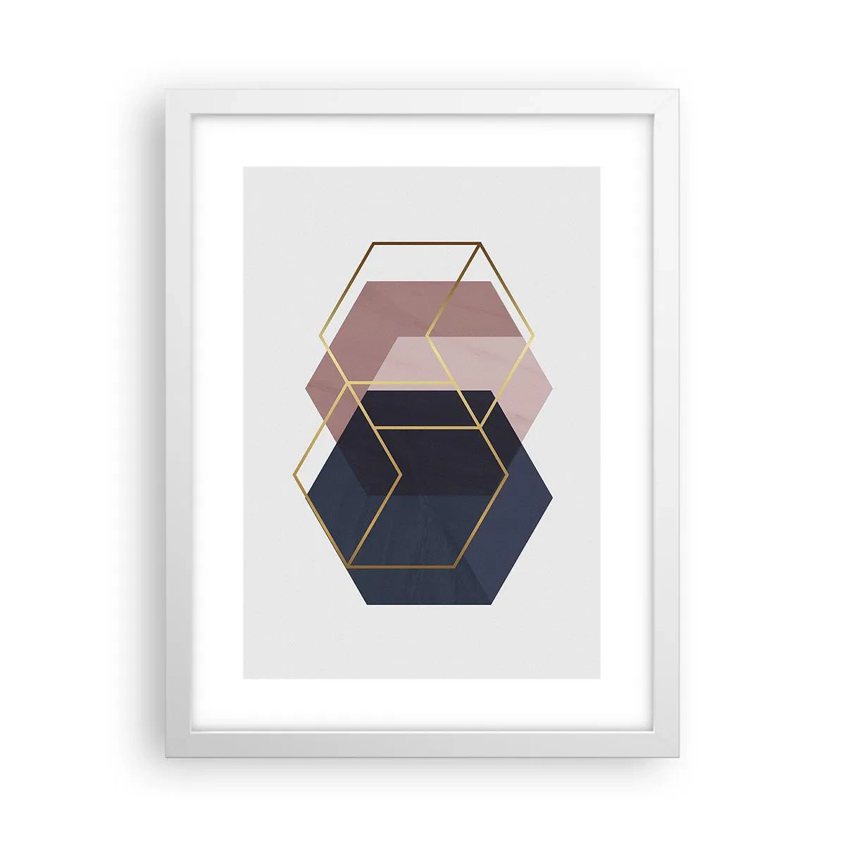 Poster in cornice bianca - La forza della semplicità - 30x40 cm