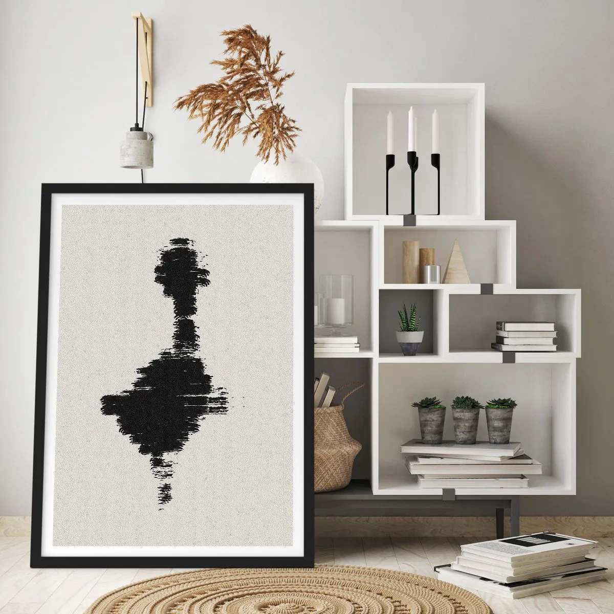 Poster in cornice nera - Le vibrazioni della fantasia - 30x40 cm