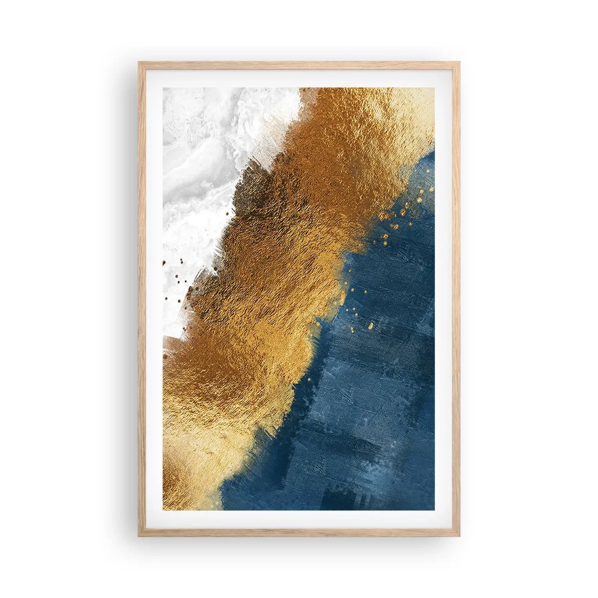 Poster in cornice rovere chiaro - I colori dell'estate - 61x91 cm