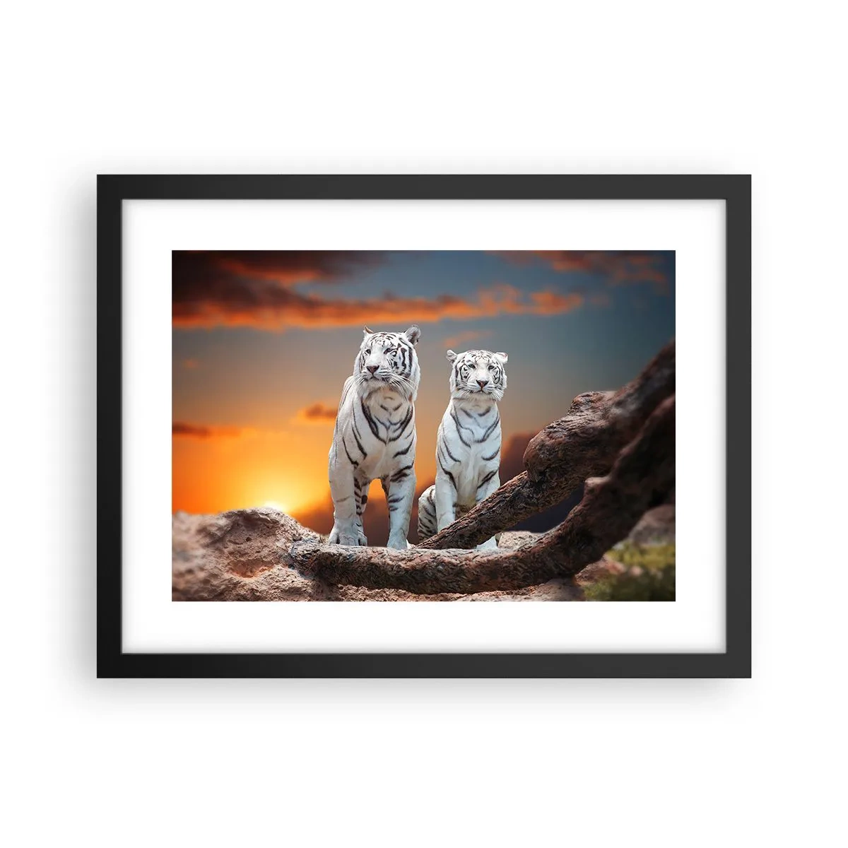 Poster in cornice nera - Proprio come a Narnia - 40x30 cm