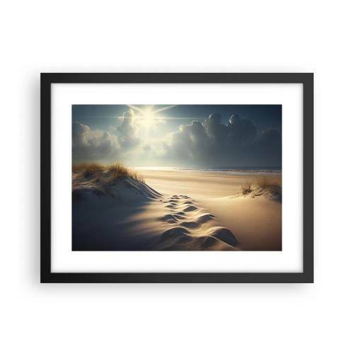 Poster in cornice nera - Paesaggio rilassante - 40x30 cm