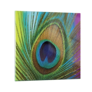 Quadro su vetro - Occhio nell'occhio - 30x30 cm