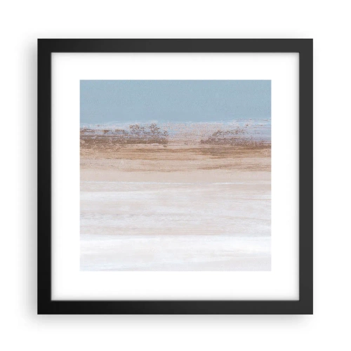 Poster in cornice nera - Paesaggio incerto - 30x30 cm