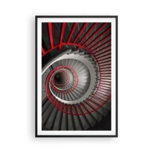 Poster in cornice nera - I giochi dell'architettura - 61x91 cm