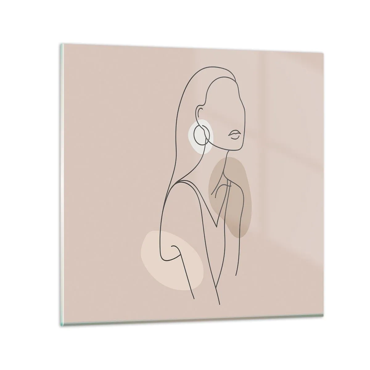 Quadro su vetro - Icona di giovinezza - 30x30 cm