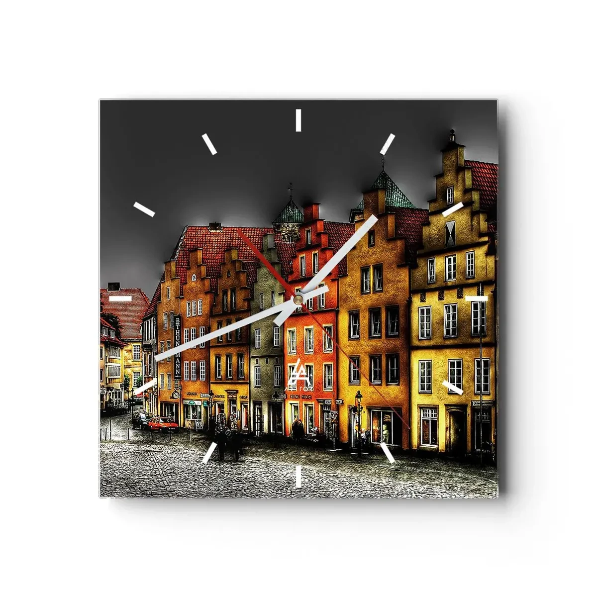 Orologio da parete - Orologio in Vetro - Manca solo la carrozza magica - 40x40 cm