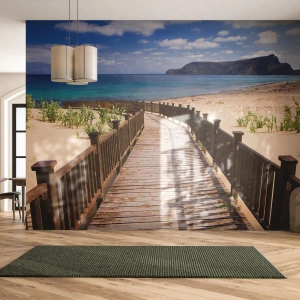Fotomurali Standard Eco - Portami alle isole fortunate - Paesaggio, Spiaggia, Madera - 150x105 cm