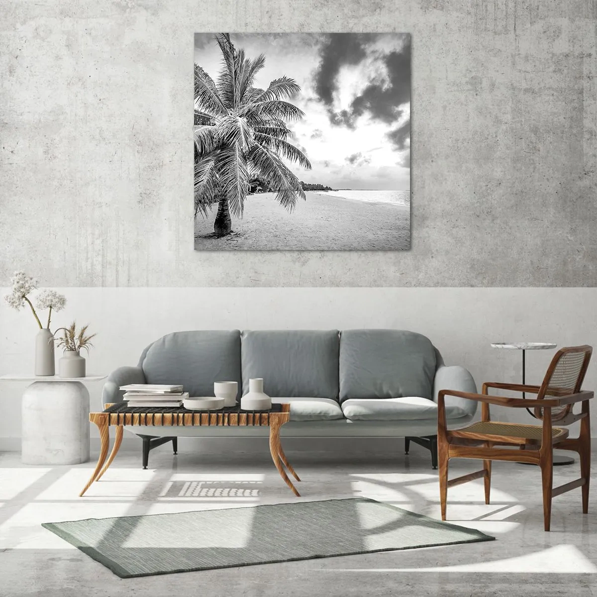 Quadro su vetro - Quando hai nostalgia della solitudine... - 60x60 cm