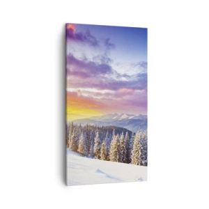 Quadro su tela - Stampe su Tela - Una bianca giornata - 45x80 cm