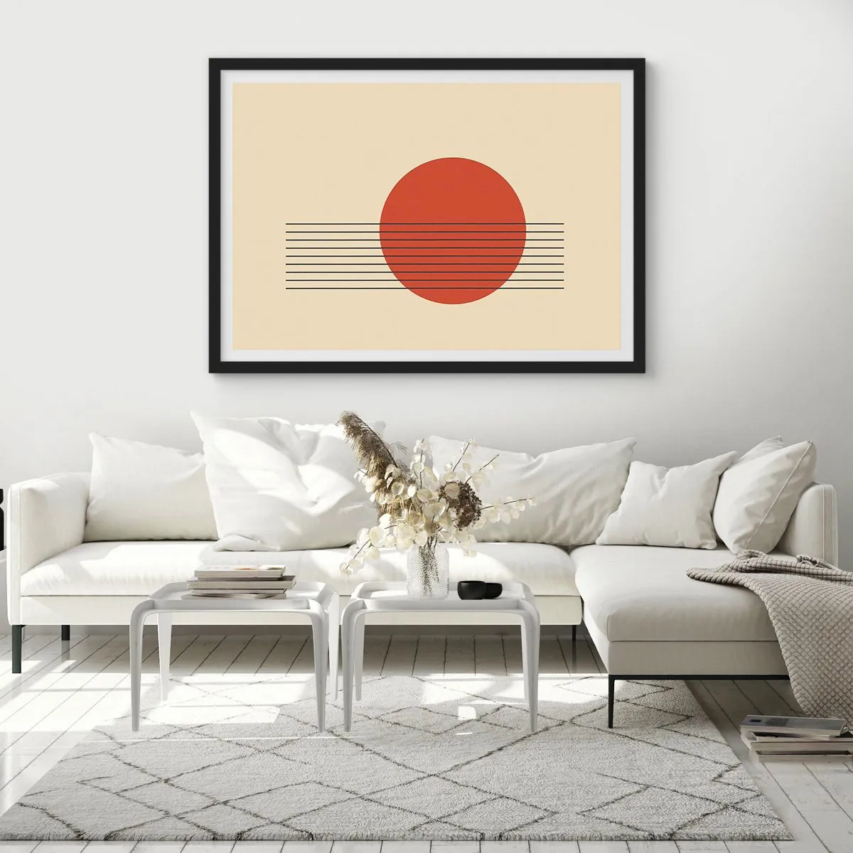 Poster in cornice nera - Nel cerchio e oltre - 91x61 cm