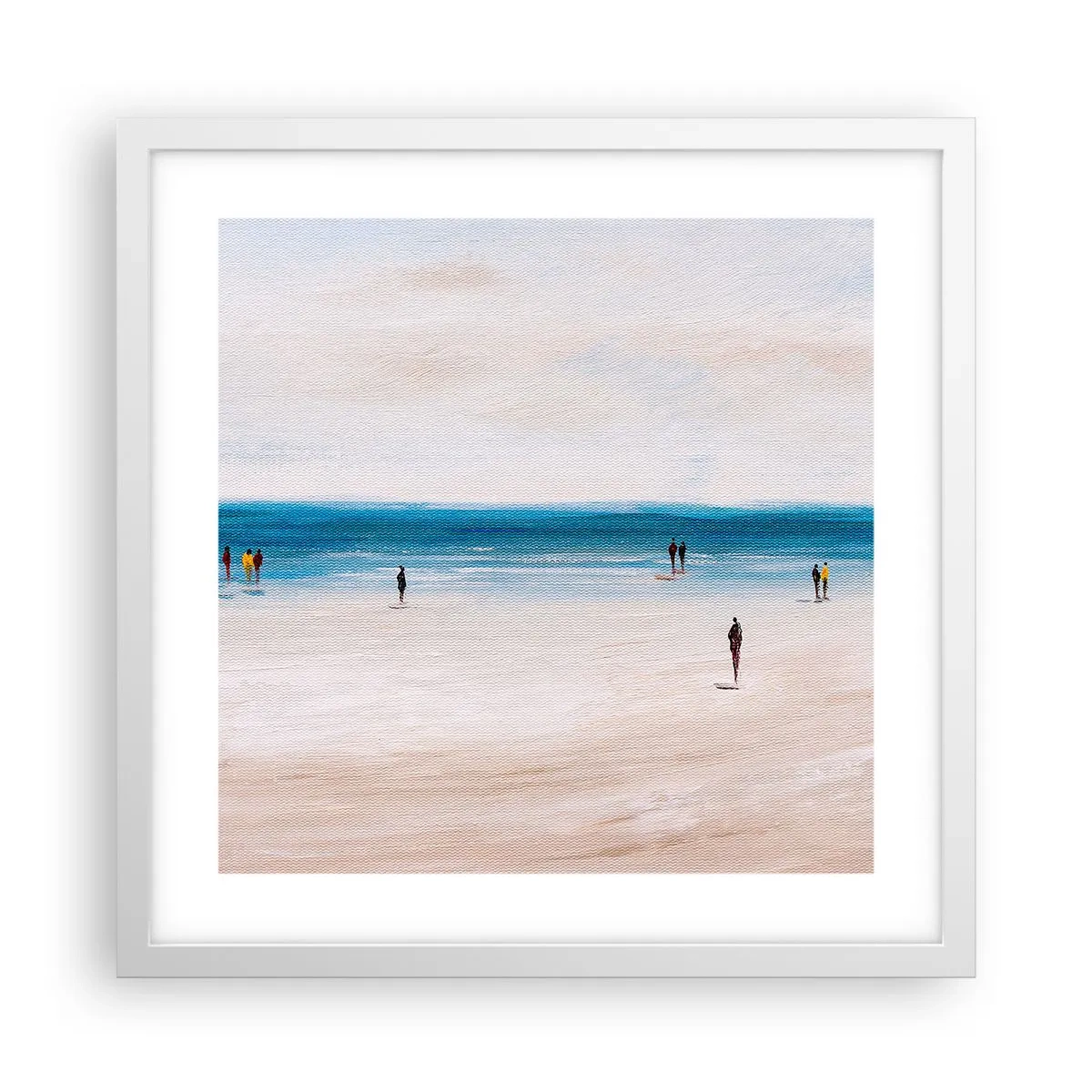 Poster in cornice bianca - Un bisogno naturale - 40x40 cm