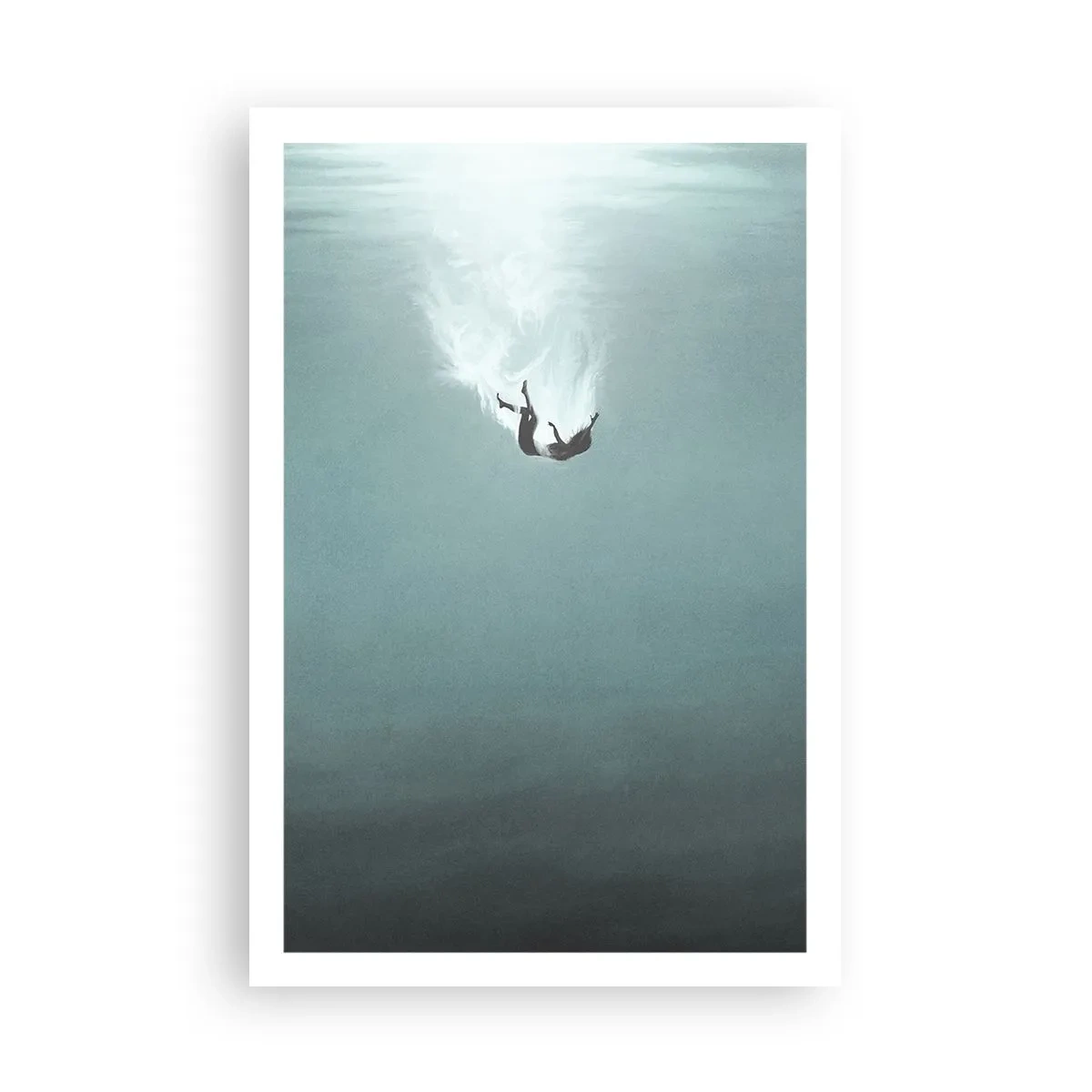 Poster - Nell'abbraccio dell'oceano - 61x91 cm