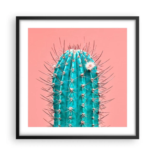 Poster in cornice nera - Stai attento - 50x50 cm