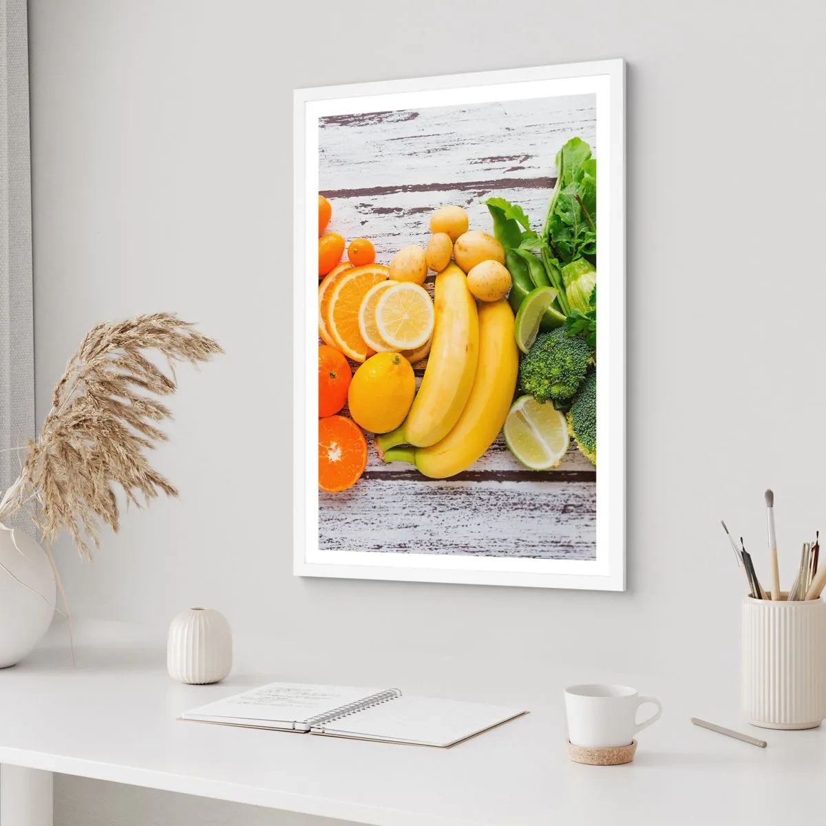 Poster in cornice bianca - Non basta? - 61x91 cm