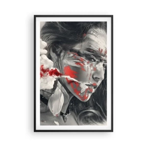 Poster in cornice nera - Nei vapori dell'assurdo - 61x91 cm