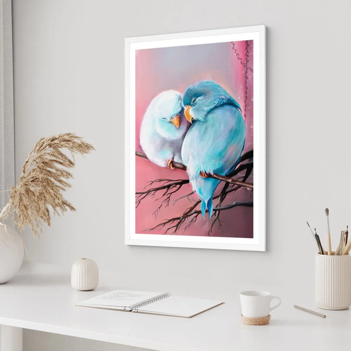 Poster in cornice bianca - Che cosa aggiungere? - 70x100 cm