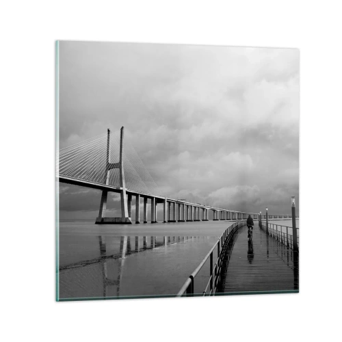 Quadro su vetro - A ciascuno ciò che gli spetta - 30x30 cm