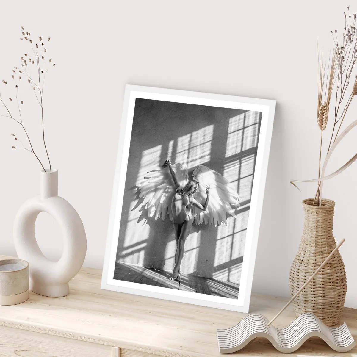 Poster in cornice bianca - Direttamente dal cielo - 70x100 cm