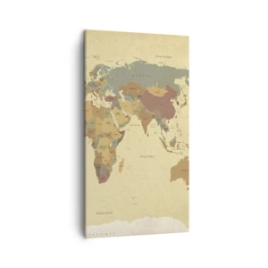 Quadro su tela - Stampe su Tela - Per te: tutto il mondo - 45x80 cm