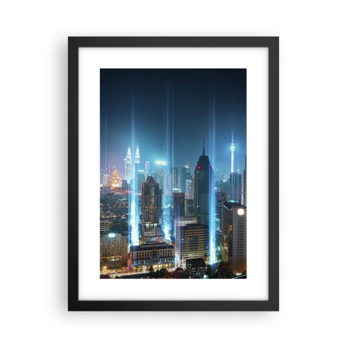 Poster in cornice nera - Da Berlino al cielo - 30x40 cm