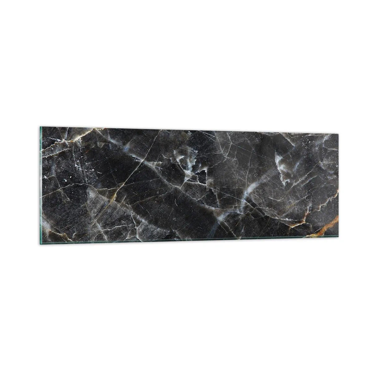 Quadro su vetro - La vita interiore delle pietre - 90x30 cm