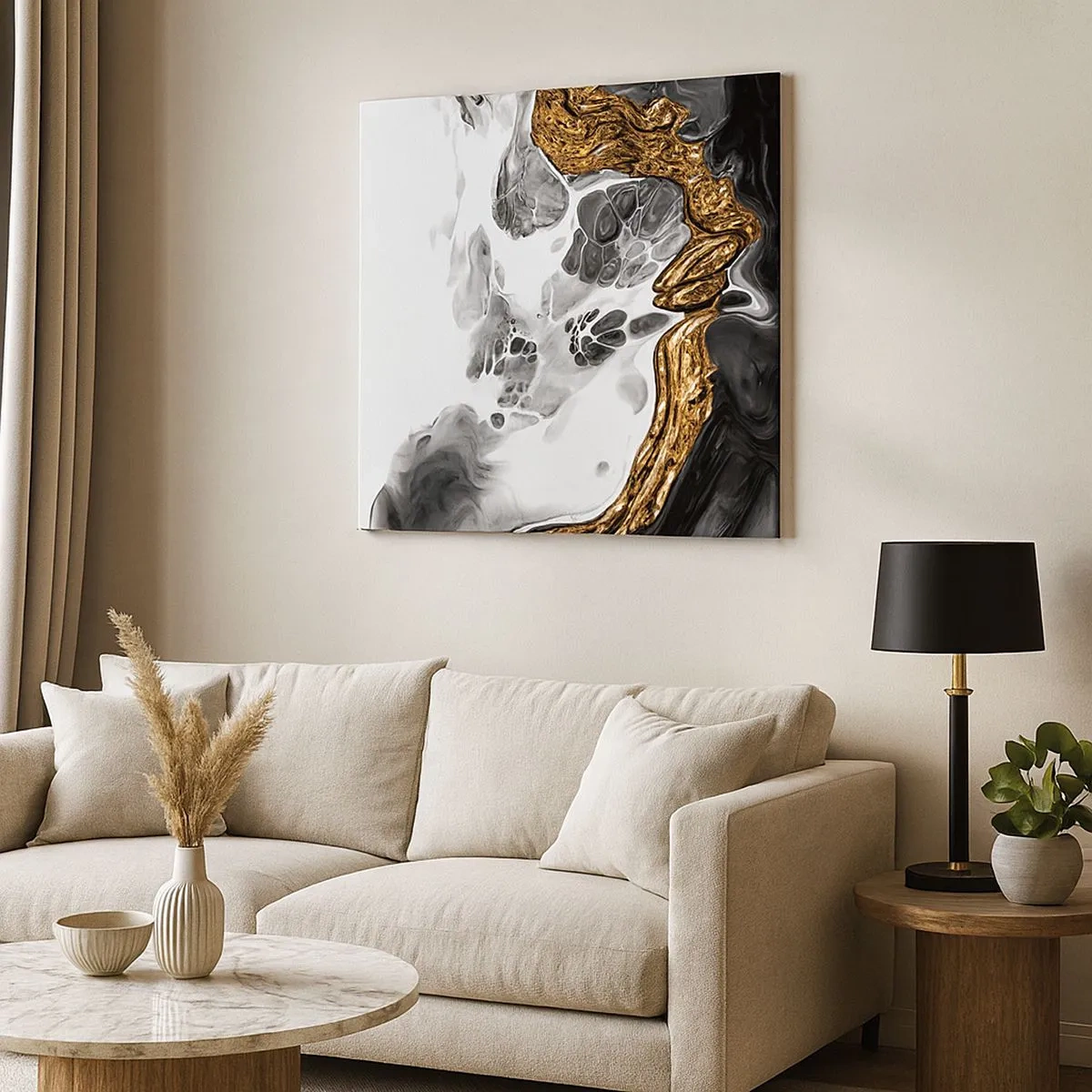 Quadro su tela - Stampe su Tela - Composizione organica - 30x30 cm