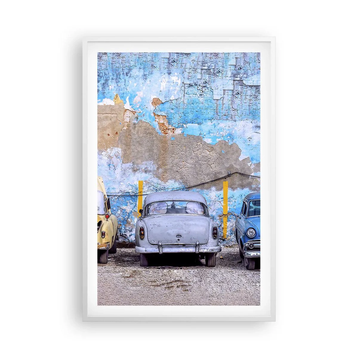 Poster in cornice bianca - L'incontro dei veterani - 61x91 cm