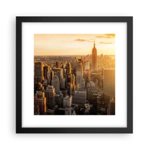 Poster in cornice nera - Crescere al sole - 30x30 cm