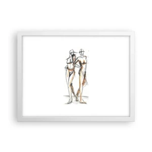 Poster in cornice bianca - Studio di armonia - 40x30 cm