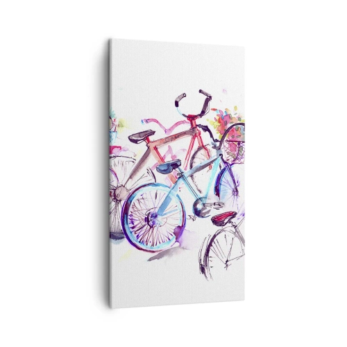 Quadro su tela - Stampe su Tela - La riunione del club Antimoto - 45x80 cm