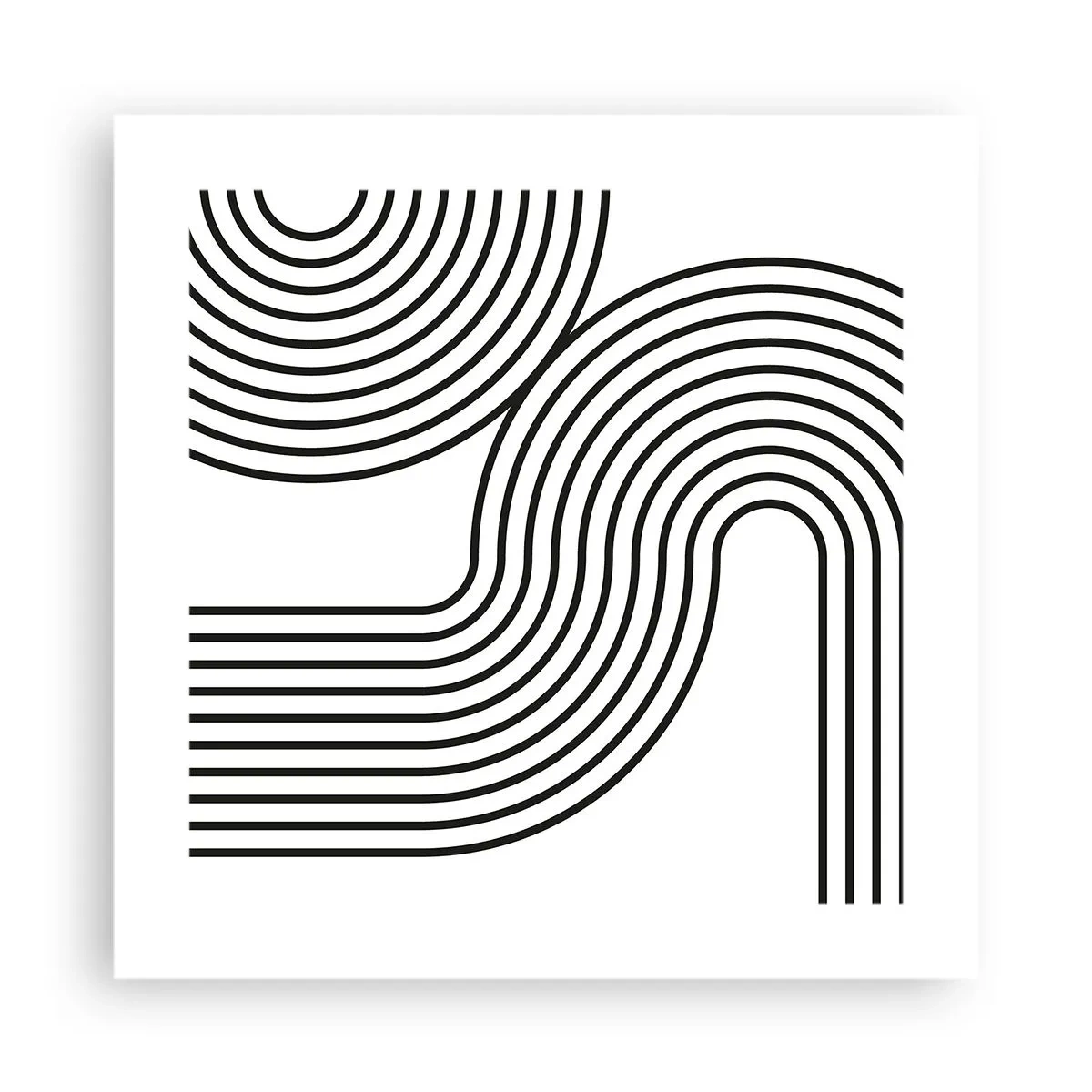 Poster - In curva - 40x40 cm