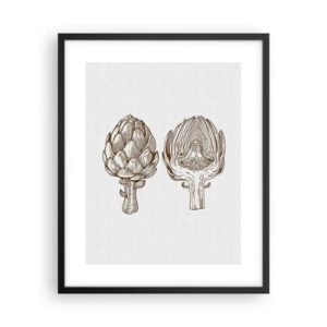 Poster in cornice nera - Lezione di anatomia - 40x50 cm