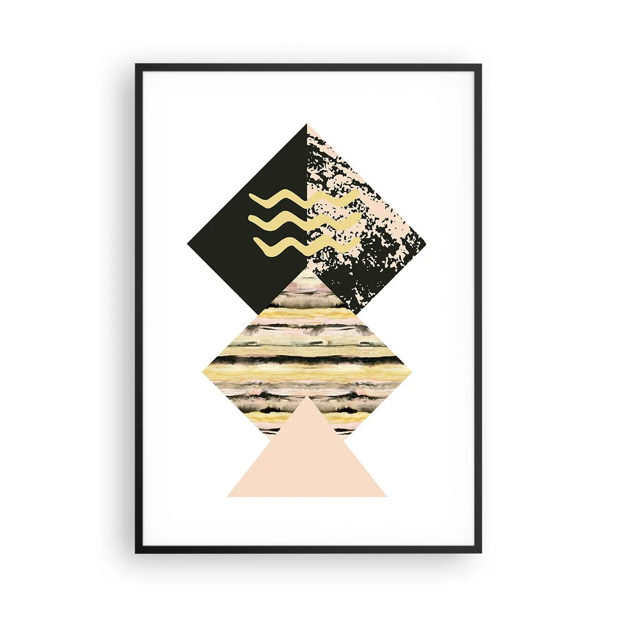 Poster in cornice nera - Non è così facile - 70x100 cm