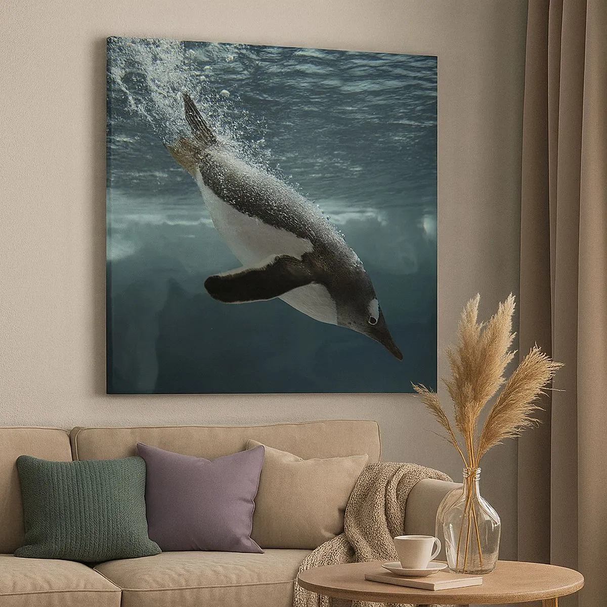 Quadro su tela - Stampe su Tela - Benvenuto nel mio mondo - 30x30 cm