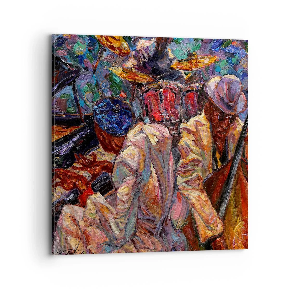 Quadro su tela - Stampe su Tela - In un unico ritmo - 70x70 cm