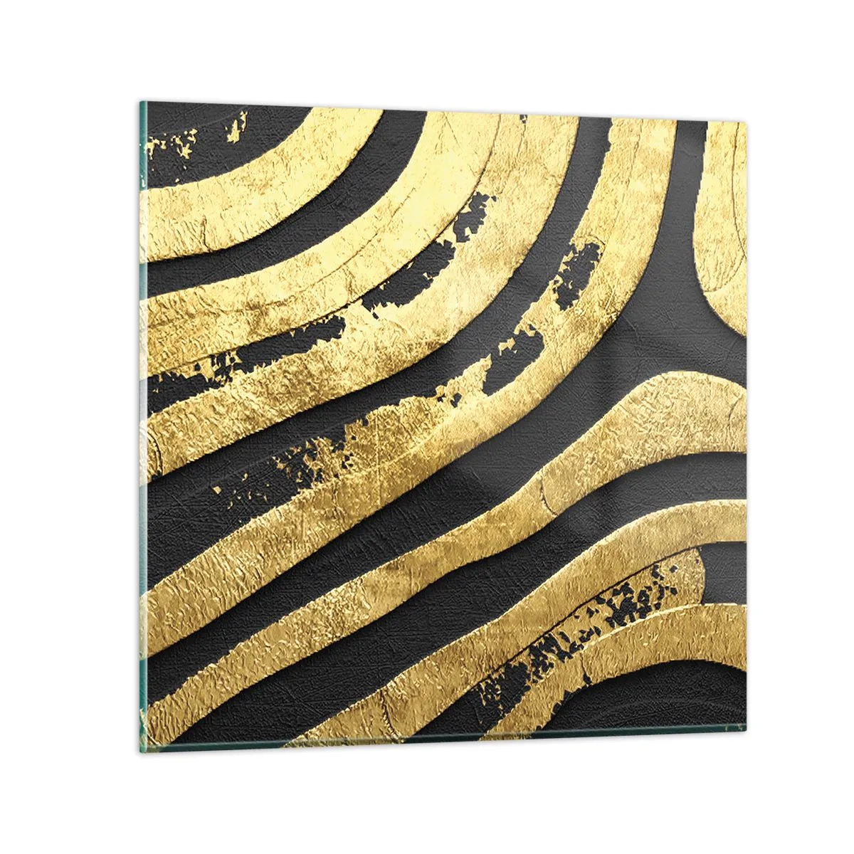 Quadro su vetro - Tutto scorre - 60x60 cm