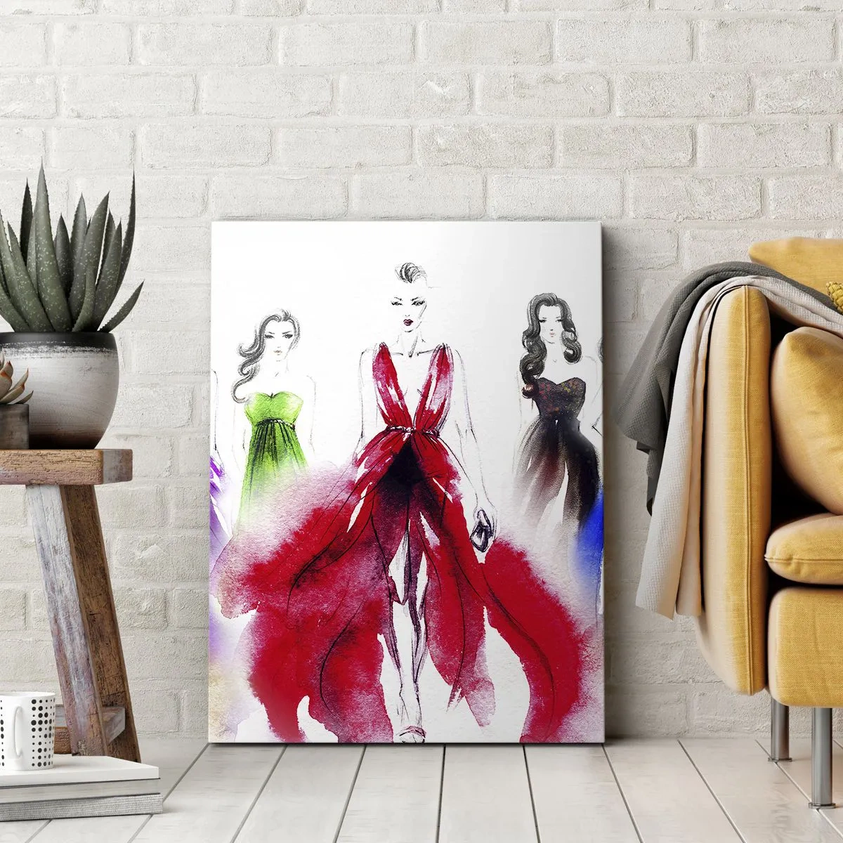 Quadro su tela - Stampe su Tela - Voglia di vestiti - 55x100 cm