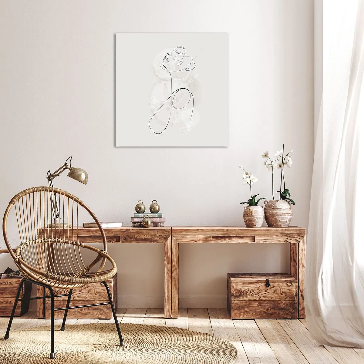 Quadro su tela - Stampe su Tela - La spirale della bellezza - 50x50 cm