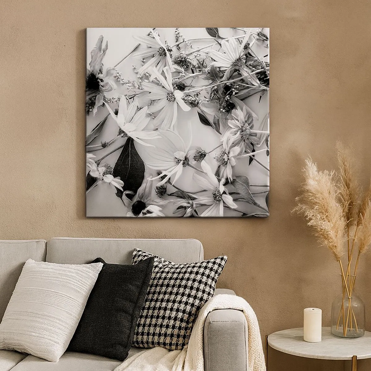 Quadro su tela - Stampe su Tela - Un non bouquet di fiori - 30x30 cm