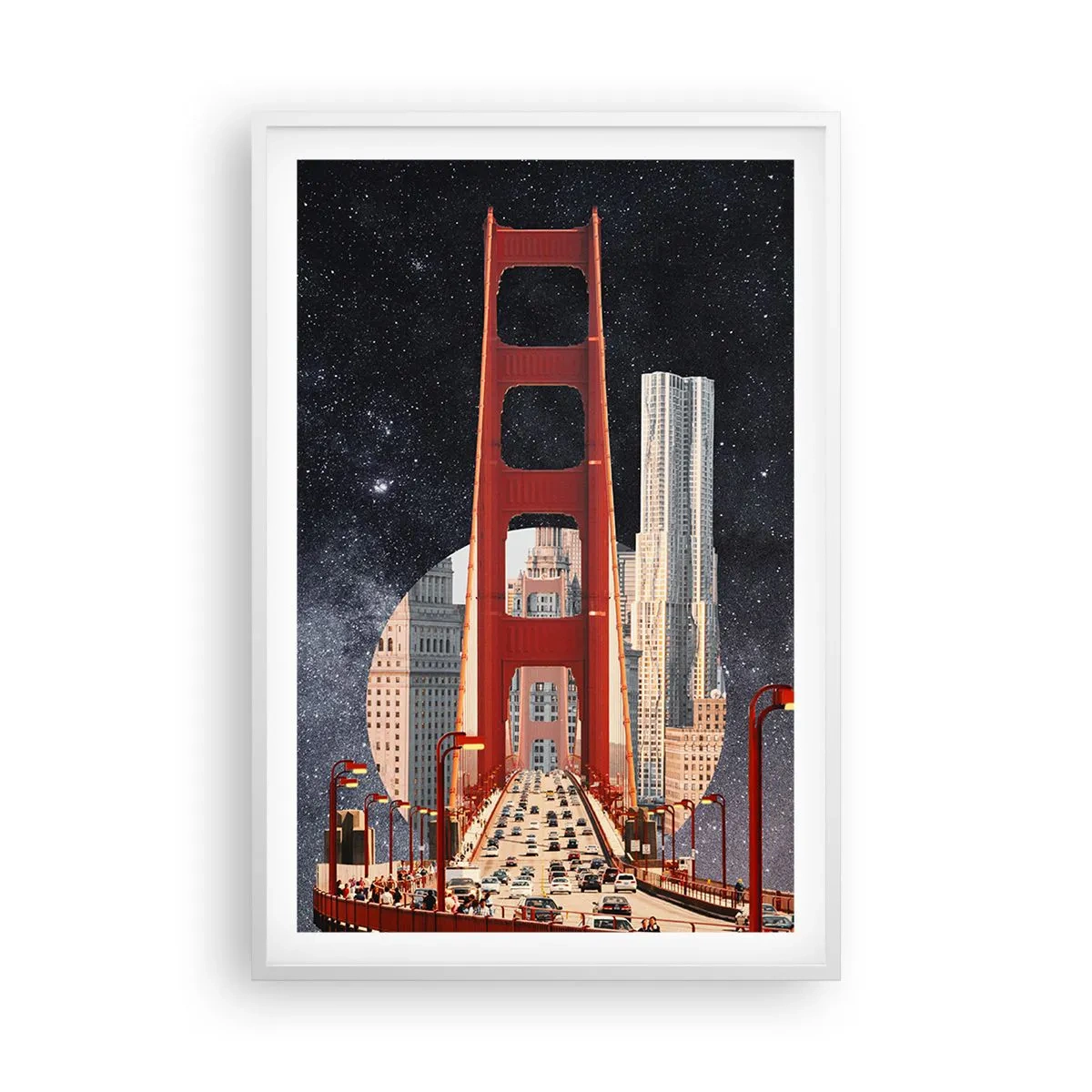 Poster in cornice bianca - Sempre al centro - 61x91 cm