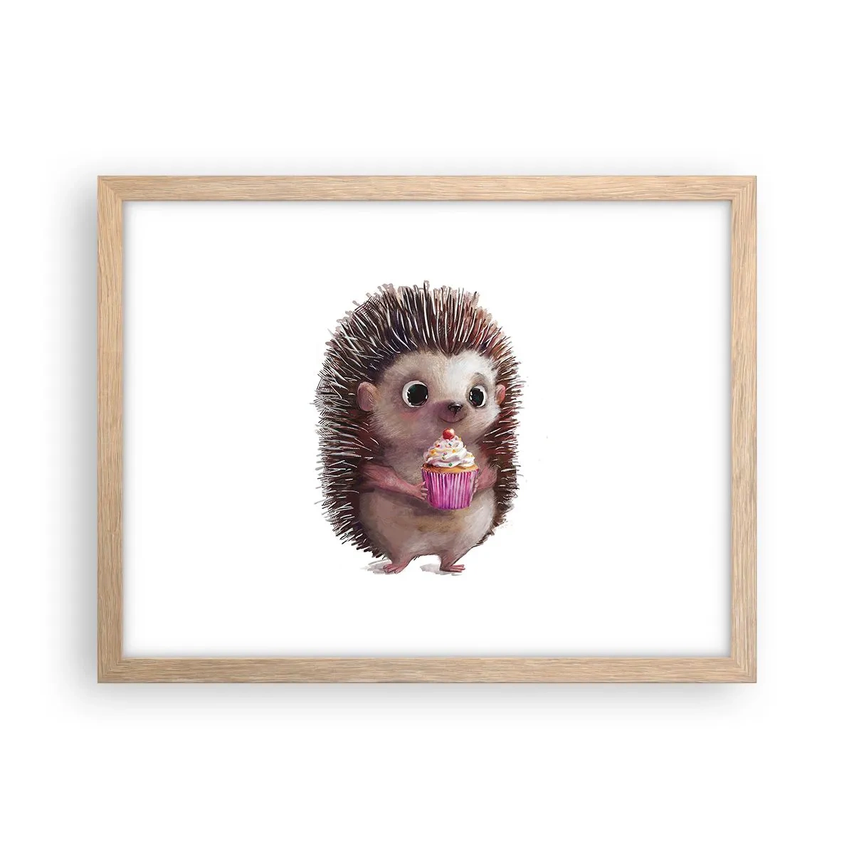 Poster in cornice rovere chiaro - Festa ogni giorno - 40x30 cm