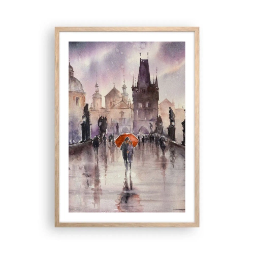 Poster in cornice rovere chiaro - Le persone non cambiano - 50x70 cm