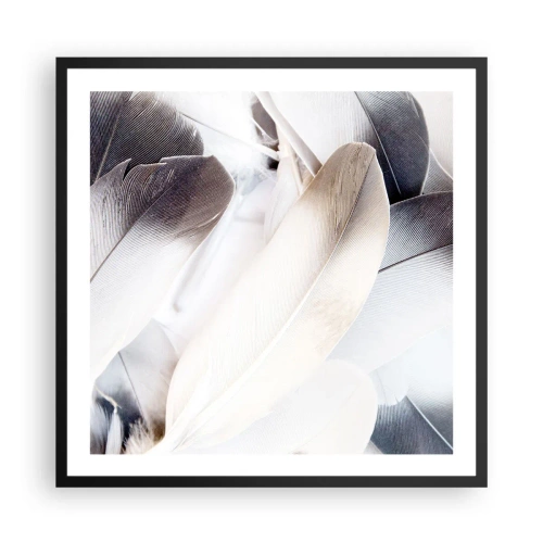 Poster in cornice nera - Quasi angeliche - 60x60 cm